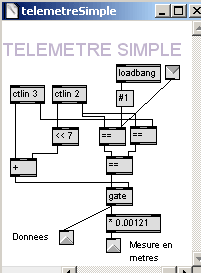 Patch Max pour télémètre à ultrason.