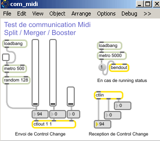 Communication Midi en max.
