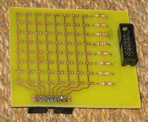 Circuit imprim&eacute; - matrice de leds.