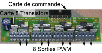 8 Transistors haute puissance