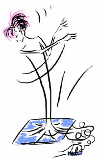 Exemple d'utilisation du module deux entr&eacute;es analogiques avec une dalle pour capter la posture.