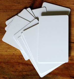 Cartes tags RFID.